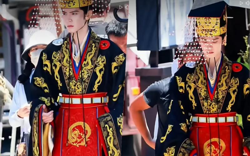 Chưa thấy hoàng đế nào cỡ này: Khoác long bào như mặc hàng Taobao giá rẻ, visual trời ban cũng vô phương cứu chữa!- Ảnh 3.