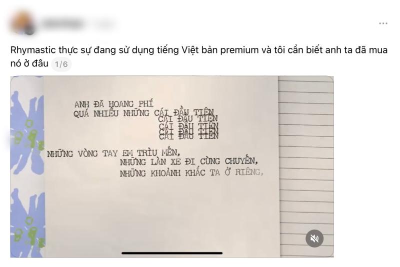Một Anh Trai có biệt tài dùng “tiếng Việt premium”: Viết 1 đoạn rap mà như “dát vàng lỗ tai”, càng nghe càng cuốn- Ảnh 1.