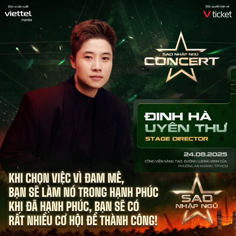 Sao Nhập Ngũ Concert - từ màn ảnh nhỏ đến sân khấu lớn: Hành trình âm nhạc mang tinh thần chiến binh- Ảnh 6.