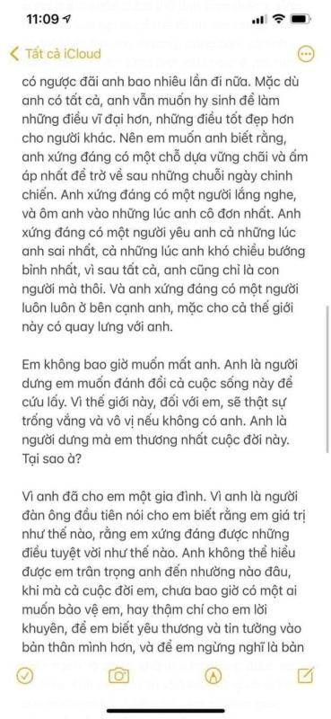 Full không che 5 bức thư tình nàng thơ Vbiz gửi Chủ tịch: 