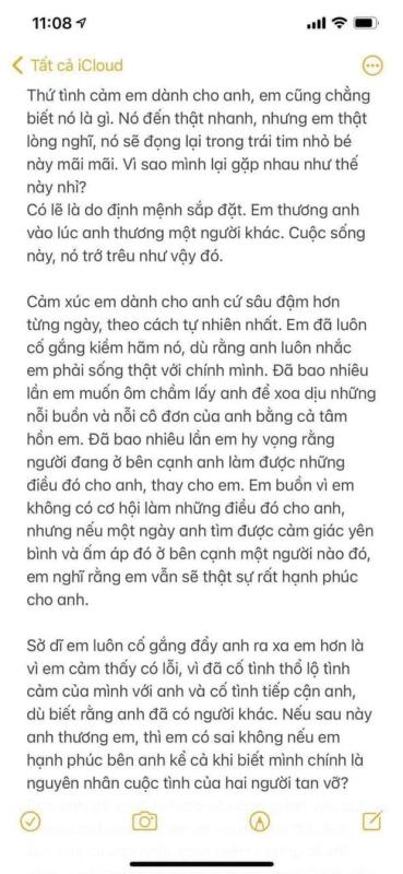 Full không che 5 bức thư tình nàng thơ Vbiz gửi Chủ tịch: 