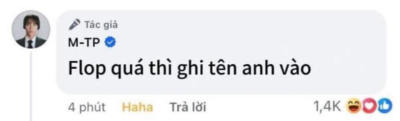 Sơn Tùng: Flop quá thì ghi tên anh vào- Ảnh 1.