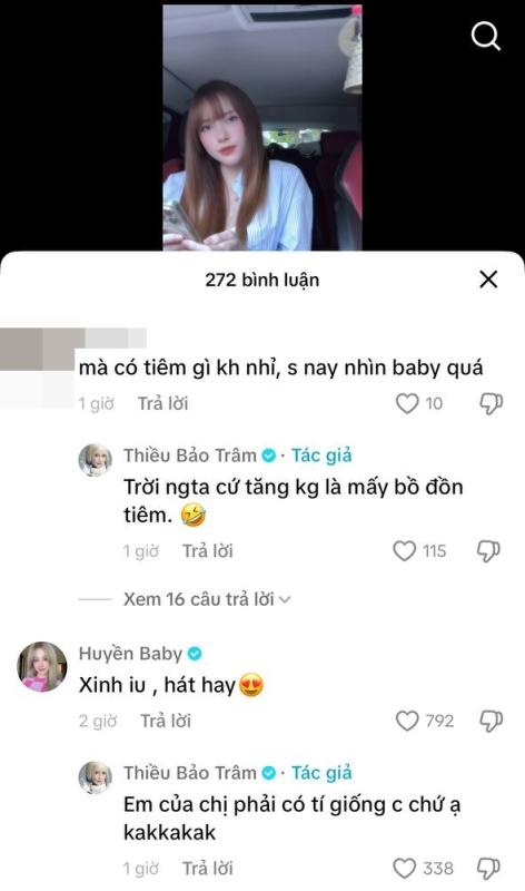 Thiều Bảo Trâm bị biến chứng hậu 