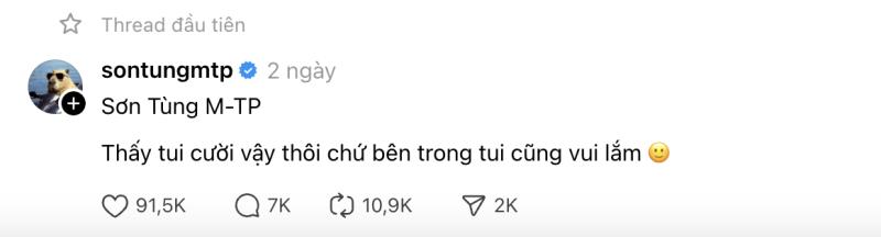 Sơn Tùng có động thái khi đoàn diễu binh hát nhạc của mình, nhưng netizen mong chính chủ có mặt diễu hành luôn thì xịn!- Ảnh 4.