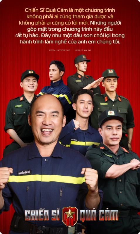 Dàn sao Chiến sĩ Quả Cảm: “Chúng tôi muốn có thêm chương trình Vợ Của Chiến Sĩ Quả Cảm, vì khoảnh khắc dũng cảm nhất là khi họ trở về đối diện với vợ con và gia đình”- Ảnh 1.
