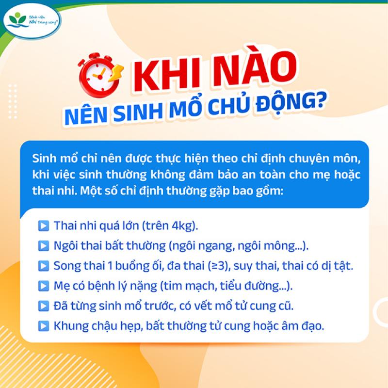 Chọn giờ sinh mổ để được 