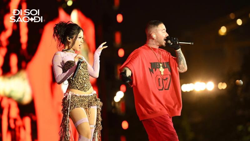 tlinh có sân khấu collab siêu sao Grammy xuất sắc, khoảnh khắc giương cao ngọn cờ khiến 50.000 khán giả nổi da gà- Ảnh 7.