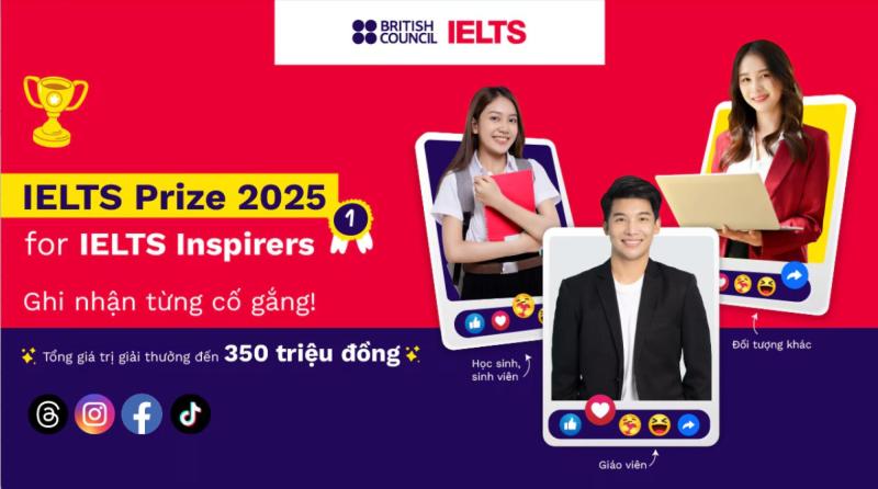 Không cần điểm IELTS 'đỉnh chóp', 15 bạn trẻ vẫn được Hội đồng Anh vinh danh tại IELTS Prize 2025 nhờ điều này!- Ảnh 1.