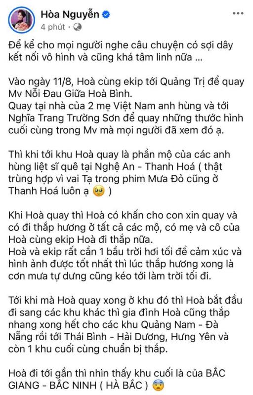 Chuyện “tâm linh” xảy ra ở Nghĩa trang Trường Sơn lúc quay MV 