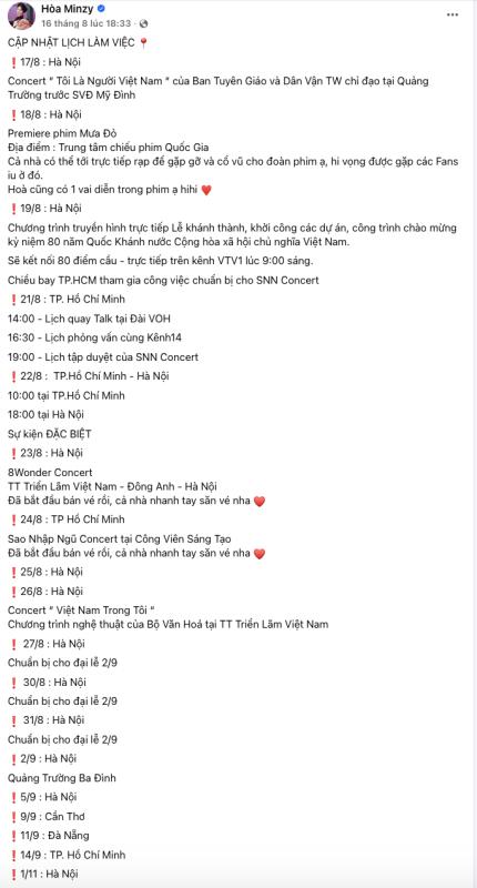 Nữ ca sĩ đắt show nhất dịp Đại lễ 2/9: Bay ra bay vào xuyên Bắc - Nam, lịch trình kín mít vẫn kịp ra MV mới đạt thành tích toàn cầu- Ảnh 2.
