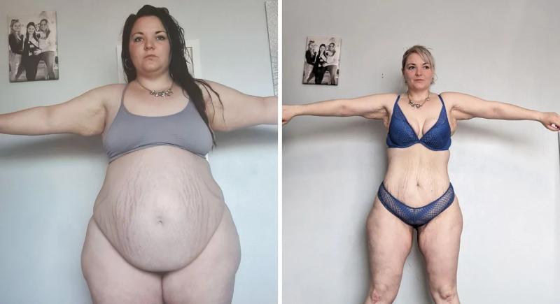 Người mẹ quá khổ giảm 45kg ngay tại nhà, dùng 2 con làm tạ- Ảnh 4.