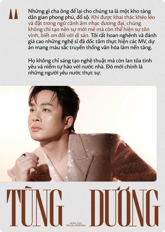 Tùng Dương: Nhiều bạn trẻ chọn viết về tình yêu hay chuyện cá nhân. Nhưng âm nhạc vẫn cần những sáng tác đặt khát vọng dân tộc làm trung tâm- Ảnh 7.
