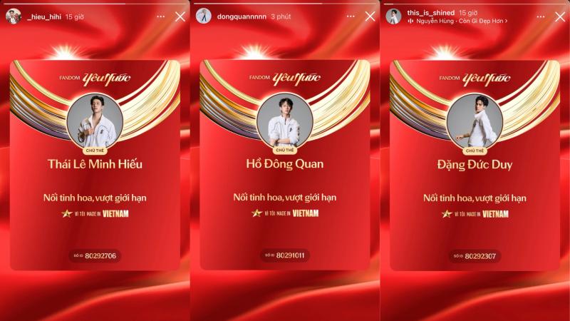 Dàn nam thần Tân Binh Toàn Năng gia nhập Fandom Yêu Nước, fan thi nhau vừa "đu idol" vừa lan toả tình yêu Tổ quốc- Ảnh 1.