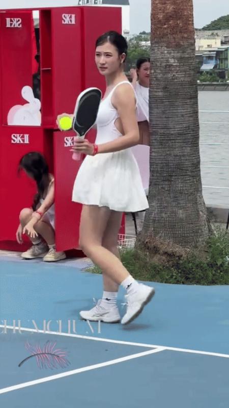 Sân pickleball nóng nhất hôm nay: Loạt hot girl tụ họp, nhan sắc cỡ này vẫn bị body shaming?- Ảnh 10.