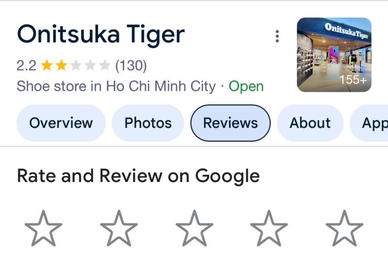 Onitsuka Tiger Việt Nam nhận bão 1 sao, khách hàng đồng loạt bức xúc với thái độ khó hiểu của nhân viên- Ảnh 2.
