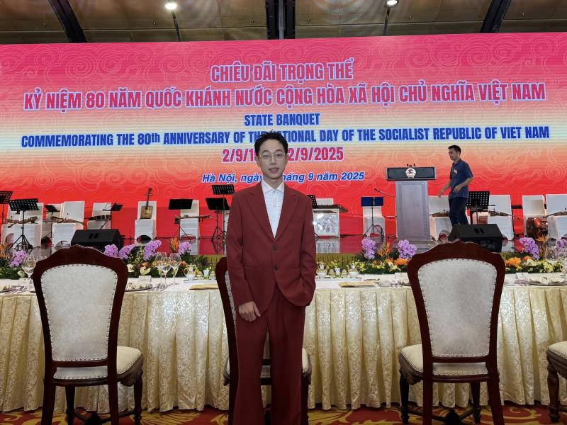 Hoa hậu Thanh Thủy - Phương Mỹ Chi và dàn sao dự tiệc chiêu đãi trọng thể kỷ niệm 80 năm Quốc khánh 2/9- Ảnh 6.