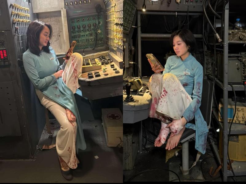 Loạt ảnh chưa từng tiết lộ của Tử Chiến Trên Không: Hóa ra Kaity Nguyễn là trùm cuối khiến cả ekip cực rén- Ảnh 4.