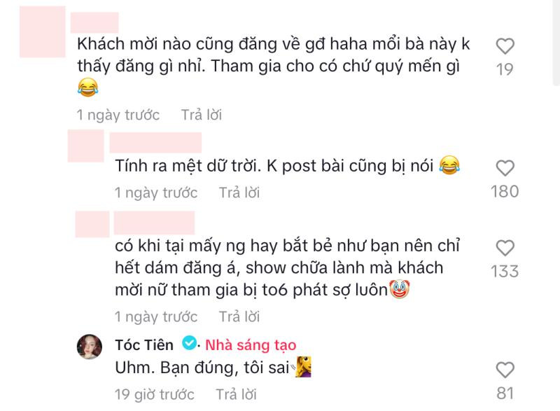 Tóc Tiên lên tiếng khi bị 