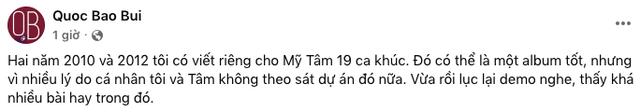 19 bài hát không bao giờ được ra mắt của Mỹ Tâm tiết lộ quan hệ bí ẩn với ân nhân làm nên sự nghiệp- Ảnh 1.