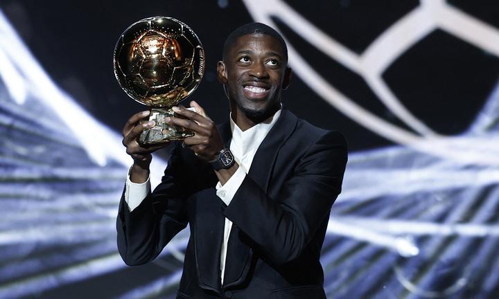 Dembele giành Quả bóng vàng: Gọi tên Messi, bật khóc cảm ơn mẹ- Ảnh 2.