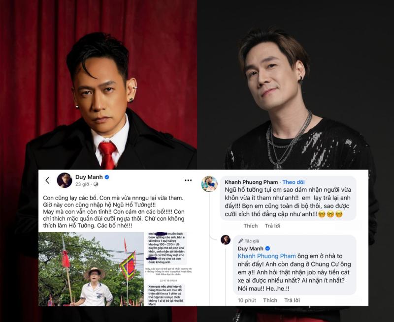 Duy Mạnh “khẩu chiến” trên mạng với Khánh Phương, đại diện phản hồi thế nào về việc biểu diễn sự kiện của web cá độ?- Ảnh 2.