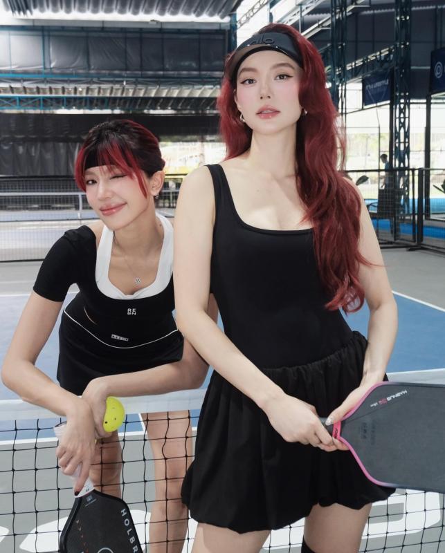 Nghiện pickleball kiểu Minh Hằng: Ra sân mặc chưa trùng bộ nào, cân đẹp từ đồ đắt tới rẻ bèo- Ảnh 8.