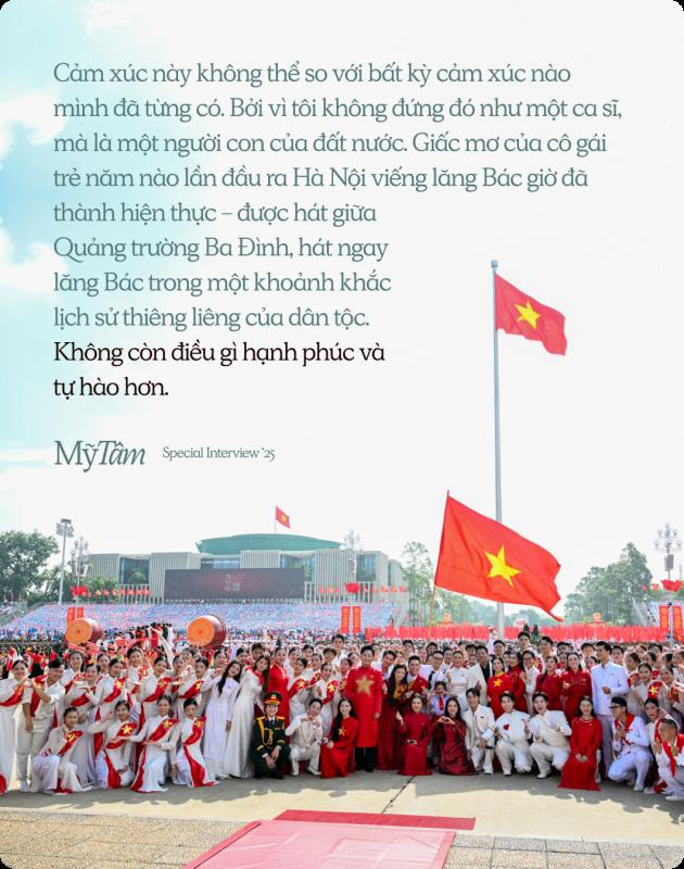 Mỹ Tâm: "Trải qua khoảnh khắc lịch sử lớn lao như vậy, tôi càng thấy mình cần phải khiêm nhường"- Ảnh 2.