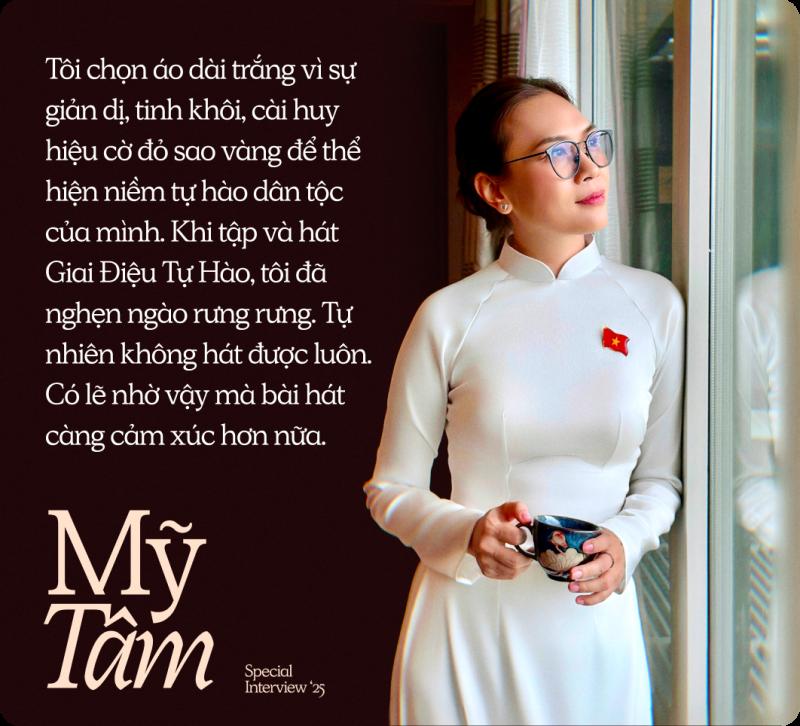 Mỹ Tâm: "Trải qua khoảnh khắc lịch sử lớn lao như vậy, tôi càng thấy mình cần phải khiêm nhường"- Ảnh 4.