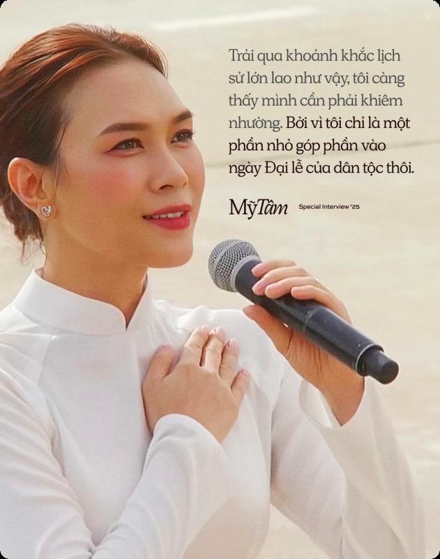 Mỹ Tâm: "Trải qua khoảnh khắc lịch sử lớn lao như vậy, tôi càng thấy mình cần phải khiêm nhường"- Ảnh 3.
