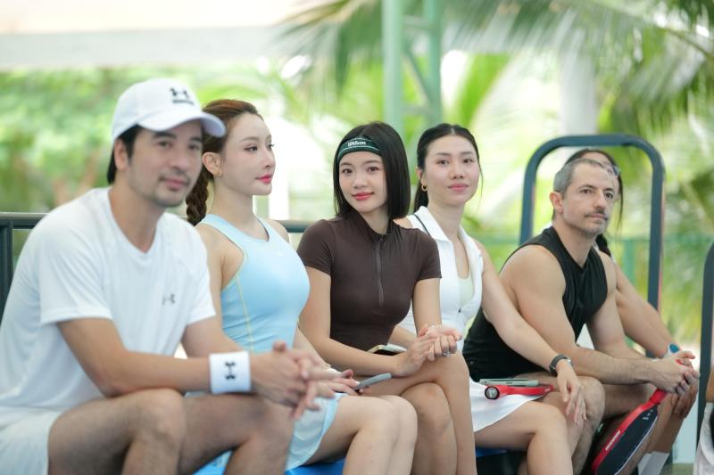Dàn celeb đọ sắc ở Fancy Pickleball: Mâu Thuỷ - Emma Lê đọ sắc cực 