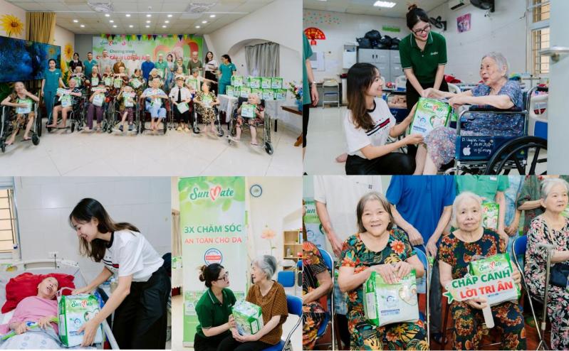 Sunmate lan tỏa tri ân tại Viện dưỡng lão Diên Hồng- Ảnh 2.