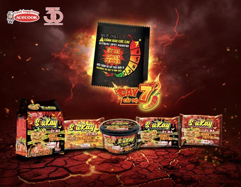 Halloween 2025: Bùng vị cay max level với mì “SiuKay ớt ma” phiên bản giới hạn- Ảnh 2.