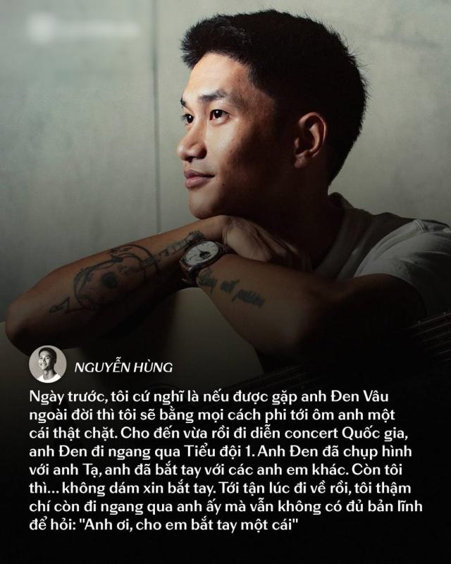 Chủ nhân bản hit số 1 của concert quốc gia “tim đập, chân run” khi gặp Đen Vâu, bỏ lỡ cả cơ hội “nghìn vàng”- Ảnh 3.