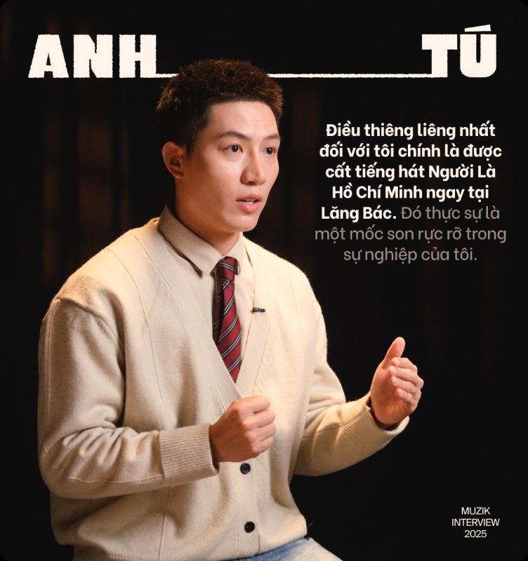 Anh Tú: Rap Việt là bước ngoặt, Anh Trai Say Hi giúp định hình hiện tại, được hát Người Là Hồ Chí Minh tại Lăng Bác là mốc son rực rỡ nhất!- Ảnh 2.