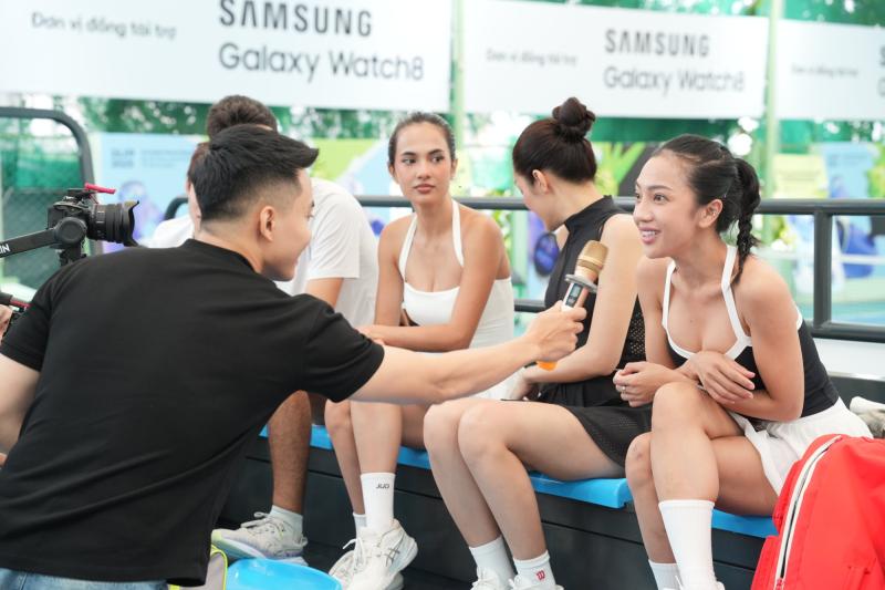 Dàn celeb đọ sắc ở Fancy Pickleball: Mâu Thuỷ - Emma Lê đọ sắc cực 