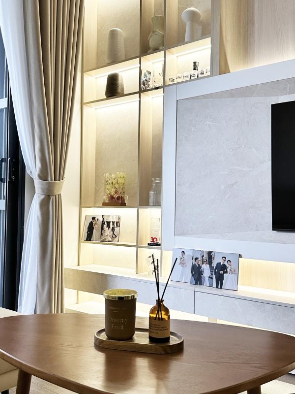 Căn hộ 80m² của vợ chồng trẻ ở Hà Nội: Gọn gàng, hiện đại và "chanh sả" chẳng kém homestay cao cấp, hoàn thiện chỉ 289 triệu đồng- Ảnh 4.