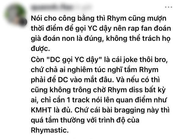 Rhymastic bị chê tơi tả vì “mất chất”, trình “thua xa” đàn em- Ảnh 2.