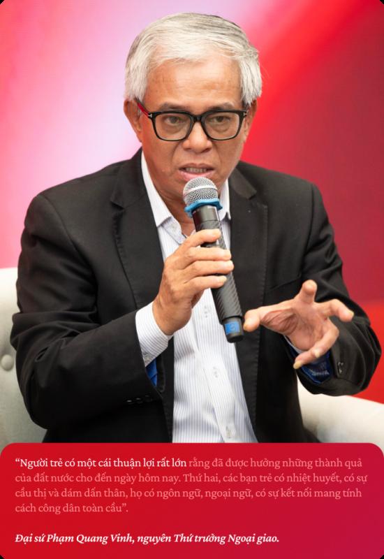 Nguyên Thứ trưởng Ngoại giao Phạm Quang Vinh: “Mỗi dấu mốc lịch sử đều có thể gắn vào một hoạt động nào đó, để người trẻ có thể check-in, quay phim và quảng bá”- Ảnh 1.
