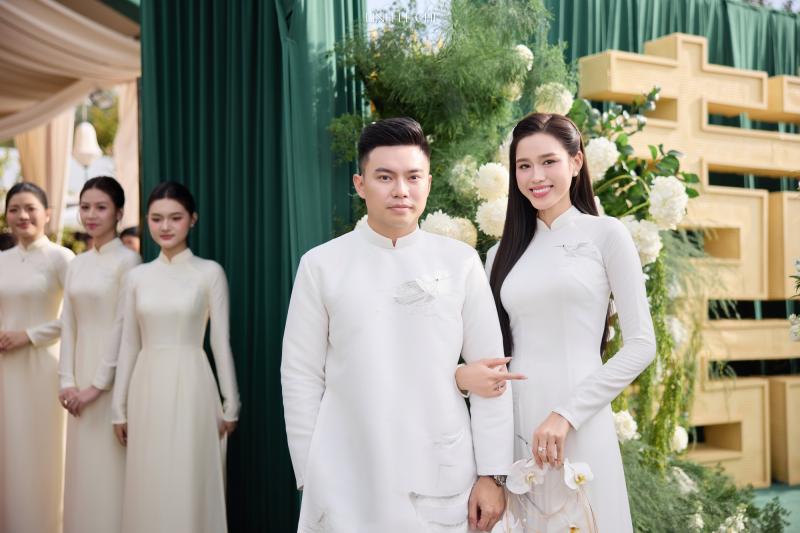 Ý nghĩa sâu xa ẩn sau chiếc áo dài cưới của Hoa hậu Đỗ Hà- Ảnh 1.