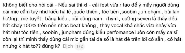 1 Chị Đẹp tuyên bố hát nhép gây tranh cãi- Ảnh 2.