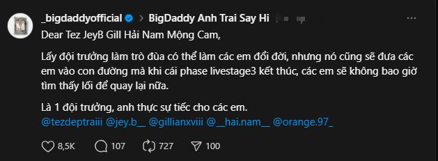 Emily nhắn BigDaddy: Là 1 người vợ, tôi thật sự tiếc cho anh!- Ảnh 3.