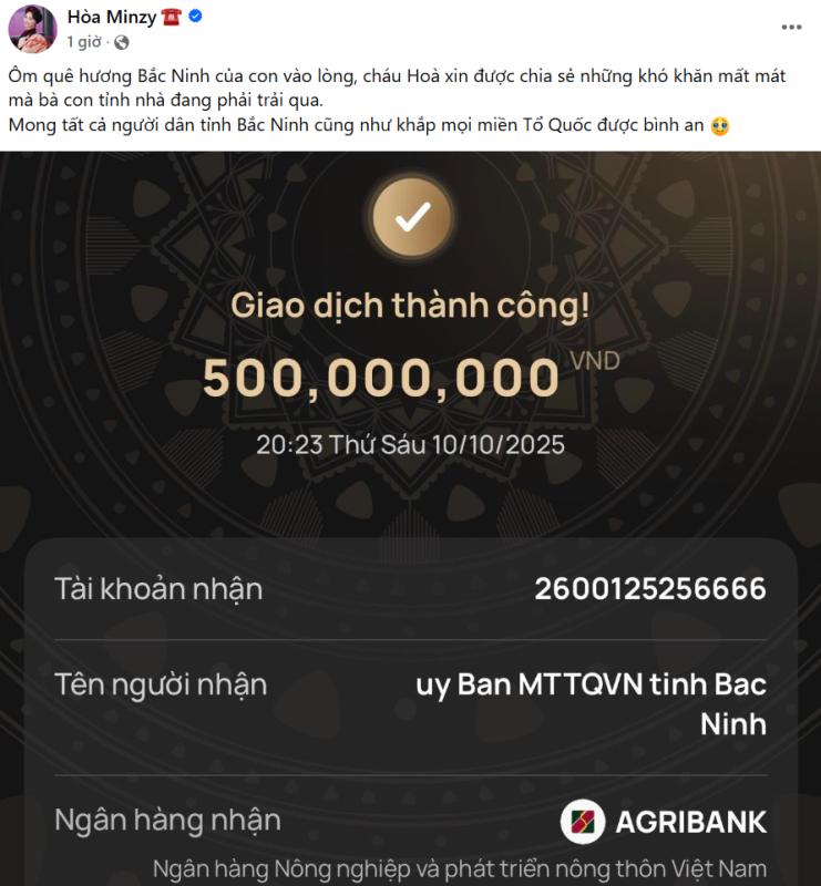 Động thái mới nhất của Hòa Minzy: Hơn 3000 nghìn người ngưỡng mộ "lại nữa rồi"- Ảnh 1.