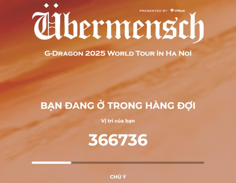 Trình Việt Nam giờ cỡ này: Hơn 500 nghìn lượt tranh mua vé concert G-DRAGON Hà Nội mà website vẫn mượt êm ru!- Ảnh 1.