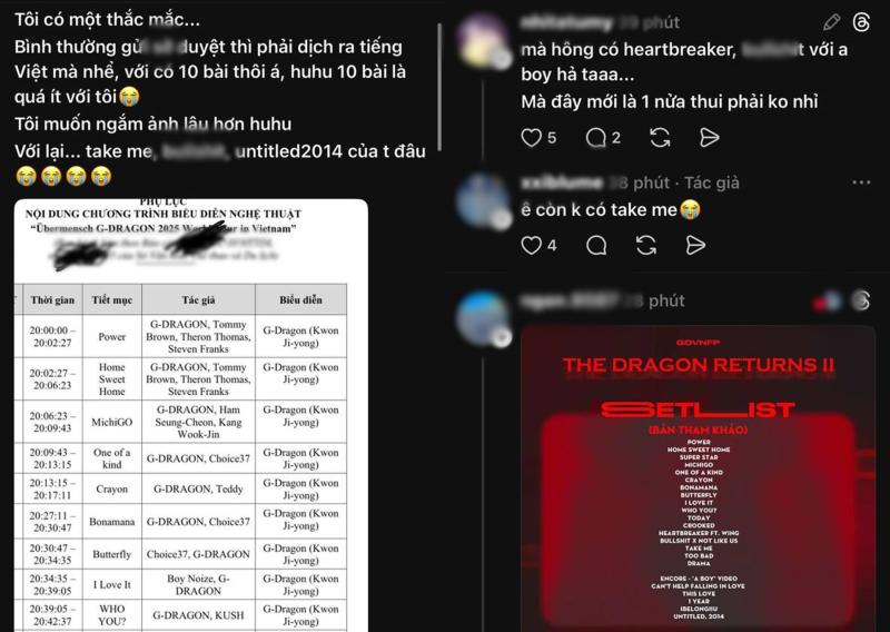 Xôn xao thông tin G-DRAGON chỉ biểu diễn 10 bài hát ở concert Hà Nội, fan không ai tin!- Ảnh 3.