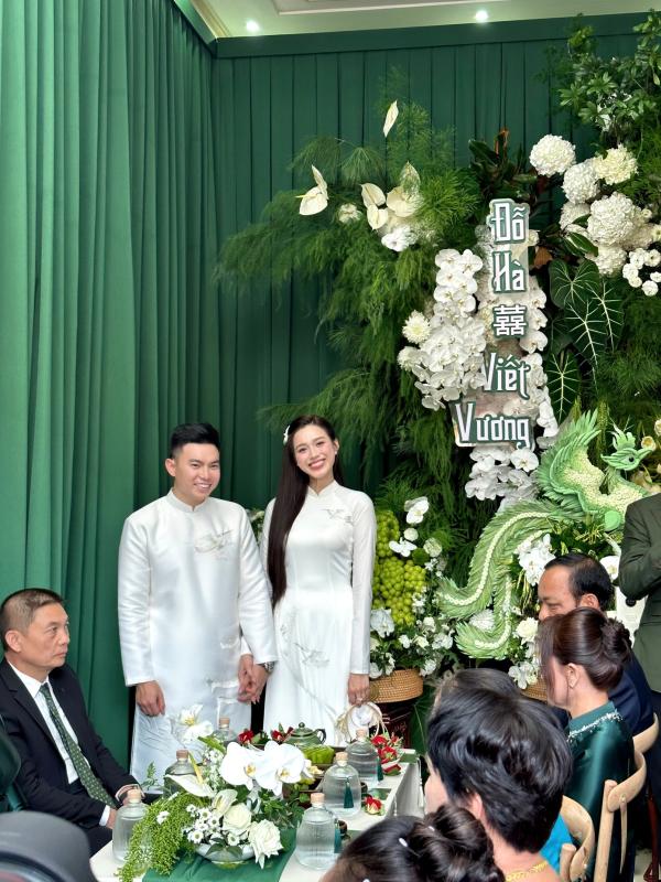 Toàn cảnh lễ ăn hỏi Đỗ Thị Hà và doanh nhân Viết Vương- Ảnh 6.