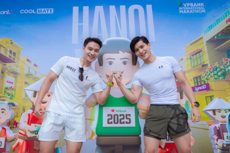 Dàn trai xinh, gái đẹp, người nổi tiếng tụ hội tại VPBank Hanoi International Marathon 2025- Ảnh 6.