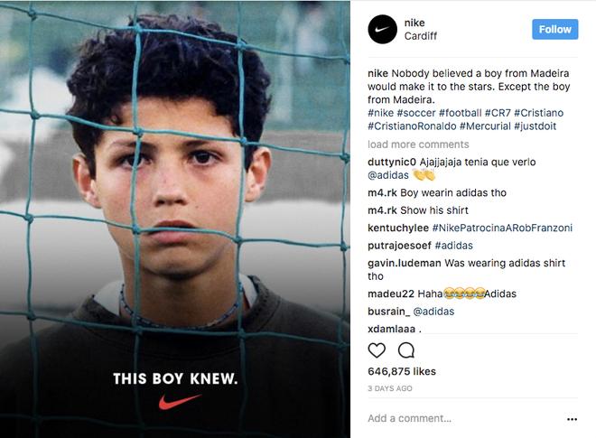 Lần ăn cắp ảnh nhớ đời của Nike khiến Cristiano Ronaldo bị ê chề- Ảnh 1.