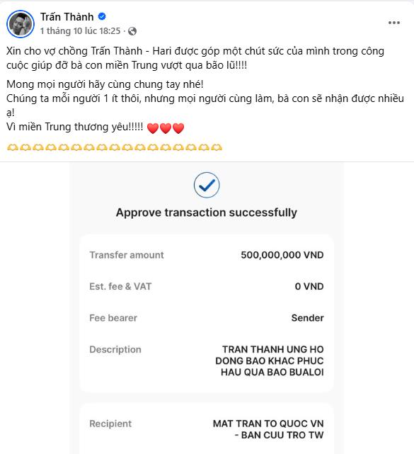 Vợ chồng Trấn Thành thông báo- Ảnh 2.