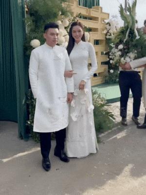 Đám cưới Hoa hậu Đỗ Hà và thiếu gia vào sáng nay: Chú rể chính thức lộ diện, cô dâu khóc nức nở!- Ảnh 1.