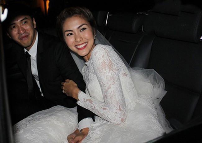 Váy cưới của Tiên Nguyễn, Hà Tăng và Linh Rin: 2 chị dâu không dám làm 1 điều như em chồng- Ảnh 1.